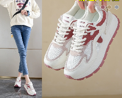 厚底時尚阿甘鞋