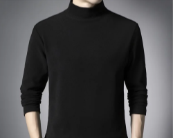 男士雙面德絨打底衫