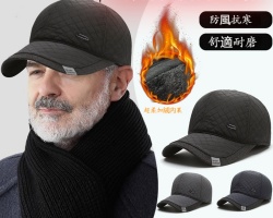 加絨保暖棒球帽
