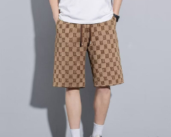 冰絲印花五分褲