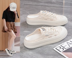 厚底蕾絲小白鞋