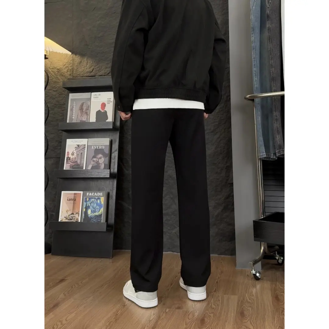 男士薄款彎刀褲