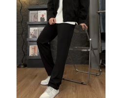 男士薄款彎刀褲