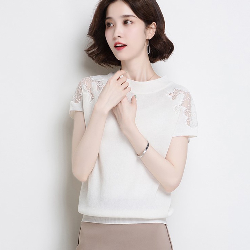 輕薄鏤空針織衫