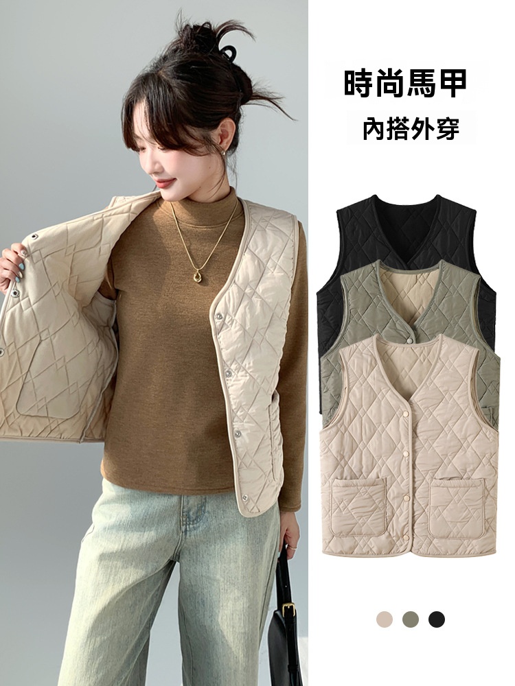 時尚綿羊毛馬甲