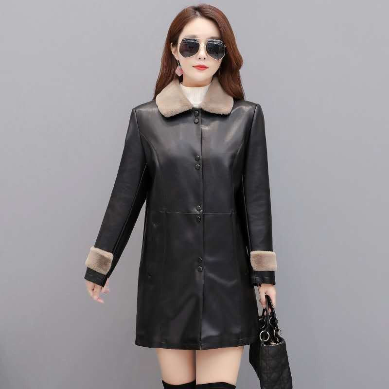 中長款女士皮衣